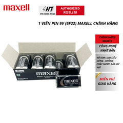 Pin 9V Maxell 6F22 - Hàng chính hãng
