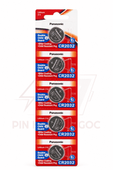 Pin CR2032 Panasonic Lithium 3V Vỉ 5 Viên Chính Hãng
