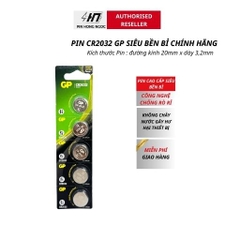Pin Lithium-cúc áo CR2032 GPCR2032-2CPU5 ( Vỉ 5 Viên )