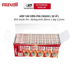 Pin Maxell CR2032 H Lithium 3V Made In Japan chính hãng