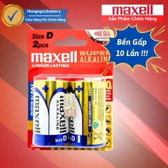 Pin Đại Maxell Alkaline Battery 1,5V LR20 (GD)2B Vỉ 2 Viên