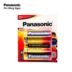 Vỉ 2 Viên Pin Đại Panasonic Alkaline cỡ D 1,5V LR20T/2B