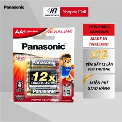 Vỉ 4 Viên Pin Panasonic Alkaline AA 1,5V LR6T/4B