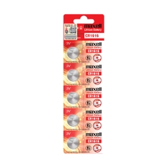 Vỉ 5 viên pin Maxell CR1616 Lithium 3V made in JAPAN