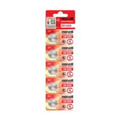 Pin Maxell CR1620 Lithium 3V Vỉ 5 Viên Made in Japan