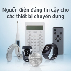 Vỉ 5 Viên Pin Panasonic CR2032 Lithium 3V Made in Indonesia