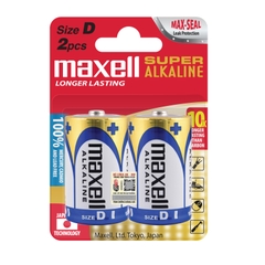 Pin Đại Maxell Alkaline Battery 1,5V LR20 (GD)2B Vỉ 2 Viên