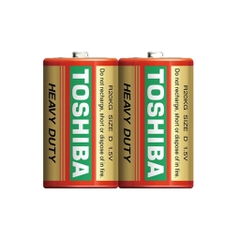Vỉ 2 Viên Pin Đại Toshiba Heavy Duty R20KG 1.5V (Size D) Chính Hãng
