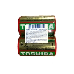 Vỉ 2 Viên Pin Đại Toshiba Heavy Duty R20KG 1.5V (Size D) Chính Hãng