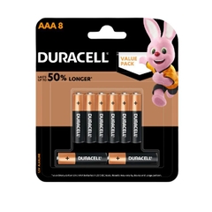 Vỉ 8 viên Pin Duracell Copertop Alkaline AAA 1,5V