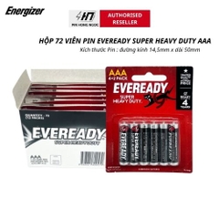 PIN AAA EVEREADY SUPER H.DUTY 1212 BP4+2 Vỉ 6 Viên
