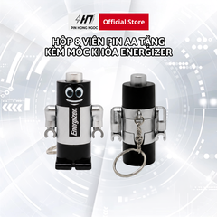 Hộp 8 Viên Pin AA Energizer Alkaline Power 1.5V Tặng Kèm Móc Khóa Đèn Pin