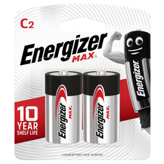 Vỉ 2 Viên Pin Trung C Energizer Max E93 BP2 1,5V