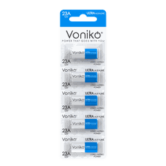 Vỉ 5 viên pin Voniko A23 12V