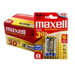 Hộp 24 viên Pin Maxell super Alkaline AA 1,5V chính hãng