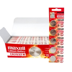 Vỉ 5 viên pin Maxell CR2032 H Lithium 3V Made In Japan chính hãng
