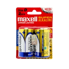 Pin Đại Maxell Alkaline Battery 1,5V LR20 (GD)2B Vỉ 2 Viên