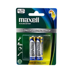Pin Maxell Alkaline AA 1,5V LR6 -2B Vỉ 2 Viên