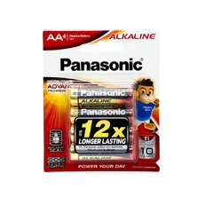 Vỉ 4 Viên Pin Panasonic Alkaline AA 1,5V LR6T/4B