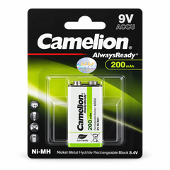Pin Sạc 9V Camelion AlwaysReady 200mAh Ni-MH – HR6F22 Chính Hãng