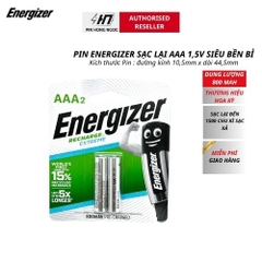 Vỉ 2 Viên Pin sạc Energizer AAA 800Mah