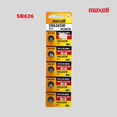 Pin Maxell SR626W – Pin Đồng Hồ 1.55V Chính Hãng, Hiệu Năng Ổn Định