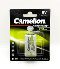 Pin Sạc 9V Camelion AlwaysReady 200mAh Ni-MH – HR6F22 Chính Hãng