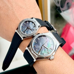 ĐỒNG HỒ ĐÔI CARNIVAL 8168G-VT-DCS-DK BLACK MOP - CARNIVAL 8168L-VT-DCS-DK BLACK MOP