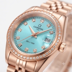 ĐỒNG HỒ NỮ CARNIVAL QUARTZ ICE BLUE 8131L2-VH-XT