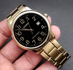 ĐỒNG HỒ NAM CASIO QUARTZ MTP-V002G-1BUDF GOLD