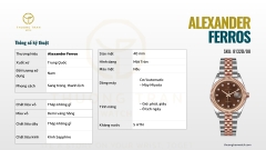 ĐỒNG HỒ NAM ALEXANDER FERROS 8132D/08