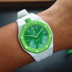 ĐỒNG HỒ NAM SWATCH X AP ROYAL POP GREEN EIGHT SSX03G100N