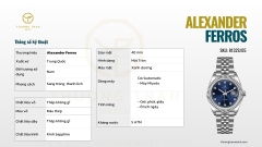 ĐỒNG HỒ NAM ALEXANDER FERROS 8132S/05