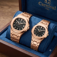 ĐỒNG HỒ ĐÔI CARNIVAL 8158G-VH-D - CARNIVAL 8161L-VH-D