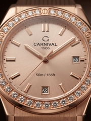 ĐỒNG HỒ NỮ CARNIVAL QUARTZ 8168L2-VH-DCS-B1