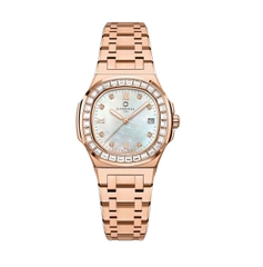 ĐỒNG HỒ NỮ CARNIVAL QUARTZ XÀ CỪ TRẮNG 8160L2-VH-TK