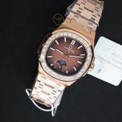 CARNIVAL 1986 NAUTILUS ROSE GOLD AUTOMATIC BROWN 8110G-VH-N