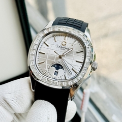 CARNIVAL 1986 AQUANUS SILVER AUTOMATIC WHITE 8113G2-VT-DCS-T