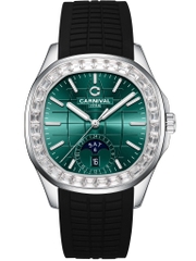 CARNIVAL 1986 AQUANUS SILVER AUTOMATIC MALLARD GREEN 8113G2-VT-DCS-XL