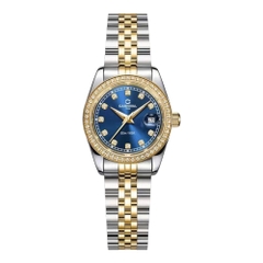 ĐỒNG HỒ NỮ CARNIVAL QUARTZ XANH DƯƠNG 8131L2-CV-X