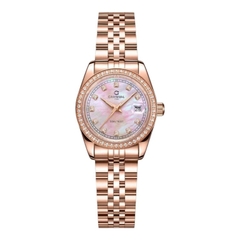 ĐỒNG HỒ NỮ CARNIVAL QUARTZ XÀ CỪ HỒNG 8131L2-VH-HK