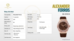 Đồng Hồ Nữ Alexander Ferros 2251R-08