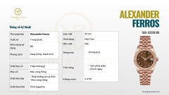 ĐỒNG HỒ NỮ ALEXANDER FERROS 8222R/08