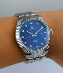 ĐỒNG HỒ NAM GEMAX GP3008BU XANH ĐẠI DƯƠNG CUỐN HÚT DÀNH CHO MẠNG THỦY