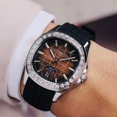 CARNIVAL 1986 AQUANUS SILVER AUTOMATIC BROWN 8113G2-VT-DCS-N