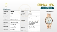 ĐỒNG HỒ NAM CARNIVAL AUTOMATIC 8131G-VH-TK