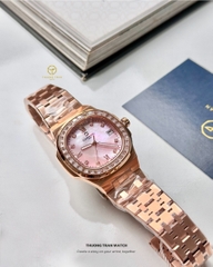 ĐỒNG HỒ NỮ CARNIVAL QUARTZ XÀ CỪ HỒNG 8160L2-VH-HK