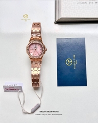ĐỒNG HỒ NỮ CARNIVAL QUARTZ XÀ CỪ HỒNG 8160L2-VH-HK
