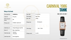 ĐỒNG HỒ NỮ CARNIVAL 8231L-VH-DD-T