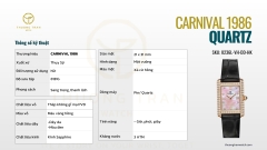 ĐỒNG HỒ NỮ CARNIVAL QUARTZ 8236L-VH-DD-HK